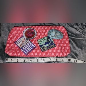 New Estee Lauder Pink Travel MakeUp Bag Cosmetic Case Hotel Beauty Under The Sun